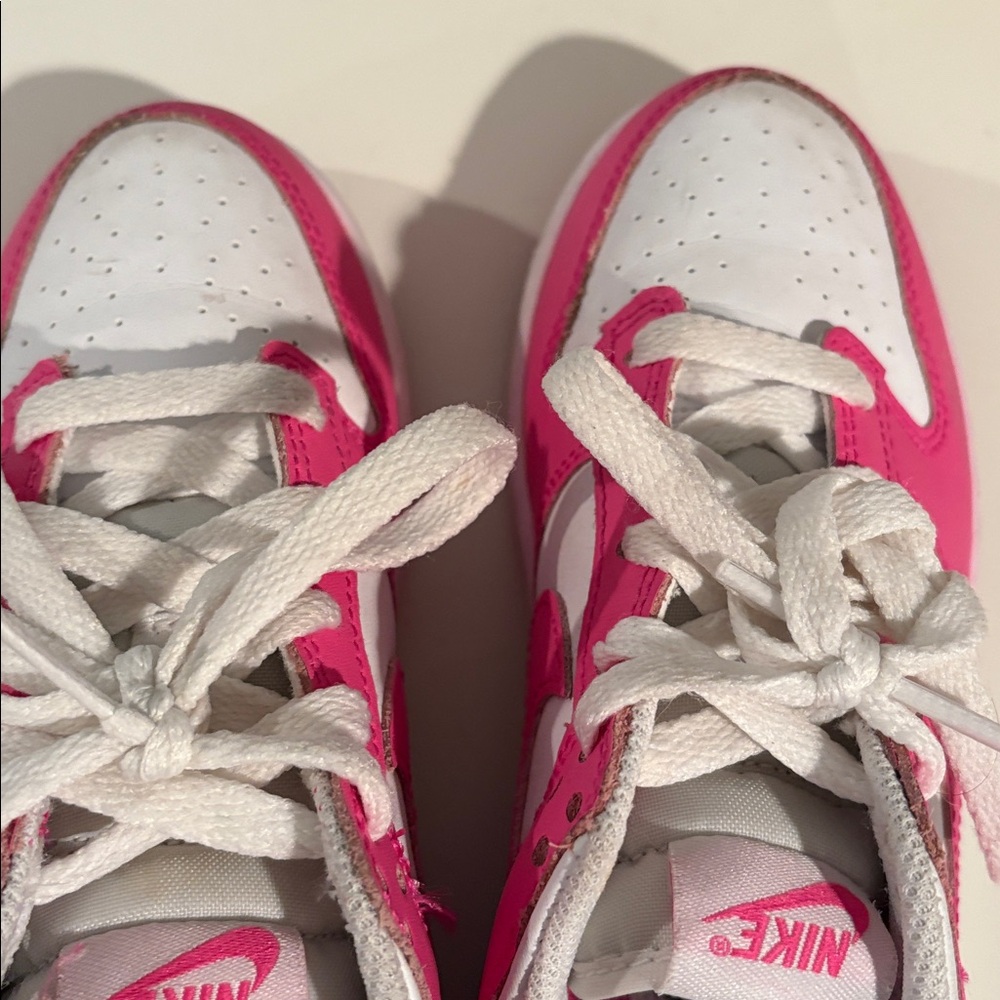 Nike Vibrant Pink and White Athletic Shoes - Picture 9 of 9